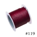 1.0mm dark red Korean wax cord polyester thread on spool for DIY jewelry color #119 - 1.0mm / 119# Burgundy (10m)