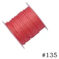 Spool of 1.0mm pink Korean waxed polyester cord for DIY jewelry making, color code #135 - 1.0mm / 135# Pink (10m)