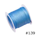 1.0mm light blue Korean waxed cord spool for DIY jewelry crafts, color code #139 - 1.0mm / 139# Sky Blue (10m)