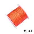 1.0mm bright orange polyester waxed cord spool for DIY jewelry making, color #144 - 1.0mm / 144# Orange (10m)