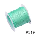 1.0mm mint green Korean waxed cord on spool, 10m durable DIY polyester thread #149 - 1.0mm / 149# Mint Green (10m)