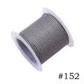 Grey 1.0mm Korean waxed polyester cord spool for DIY jewelry making projects #152 - 1.0mm / 152# Gray (10m)