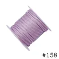 1.0mm purple waxed polyester cord for DIY jewelry making, 10m roll, color code #158. - 1.0mm / 158# Purple (10m)