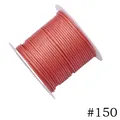Durable 1.0mm coral pink Korean waxed polyester cord for DIY jewelry making, color #150 - 1.0mm / 150# Dusty Rose (10m)