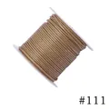 Premium 1.0mm brown Korean waxed polyester cord for DIY jewelry making, color #111 - 1.0mm / 111# Khaki (10m)