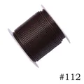 Premium 1.0mm dark brown Korean wax cord on 10m spool for DIY jewelry, color #112 - 1.0mm / 112# Dark Brown (10m)