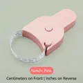 Metro a nastro retrattile a forma di Y rosa nordico per misurazione del corpo - Rosa (Pollici + CM) / Rosa