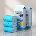 Thickened blue non-woven oil absorbing cotton pads for range hood grease filters - 10 Pieces/Pack Composite Bag Blue Film (Retail Quality)