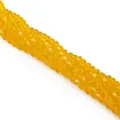 4mm πολύεδρες κρυστάλλινες γυάλινες χάντρες σε έντονο κίτρινο για κατασκευή DIY κοσμημάτων - Χρυσό Πορτοκαλί