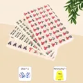 Tragbares 24# elfenbeinweißes Mini-Mahjong-Reiseset inklusive Würfel und Aufbewahrungstasche - Nr. 24 Elfenbeinweiß / Aufbewahrungstasche Und Würfel