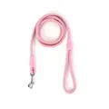 Strapazierfähige rosa Hundeleine aus Kletterseil mit Metallhaken für mittlere Hunde - Rosa