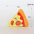 Gioco per cani peluche a forma di pizza, dimensioni 13x16cm, peso leggero di 38g - Pizza a Triangolo