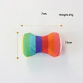 Gioco in peluche arcobaleno per animali domestici, con dimensioni 15cm x 7cm e 24g - Osso Arcobaleno