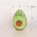 Gioco di peluche a forma di avocado per cani, 9x12cm, resistente ai morsi - Verde Avocado