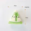 Giocattolo di peluche a forma di kiwi per cani di piccola e media taglia, 15x13cm - Frutta Triangolare Beige