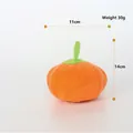 Morbido giocattolo cigolante a forma di zucca per cani e gatti, dimensioni 11x14cm - Zucca