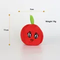 Giocattolo interattivo per cani in peluche a forma di mela rossa, misura 11cm x 7cm - Mela