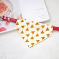 Cute pet bandana collar with red strap and watermelon pattern for cats and dogs - Watermelon / Size XS (15-21cm) / Red