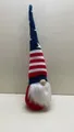 Handmade patriotic American flag themed gnome plush doll featuring a long knitted star hat - Flag Simulation Color Blocking Style / Style 4
