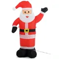 Père Noël gonflable pour la décoration extérieure du jardin et de la pelouse de Noël - Père Noël qui salue (1.8m) / Prise AU