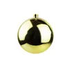 Boule de Noël dorée brillante pour la décoration du sapin et une ambiance festive - 3cm Sans Capuchon/Fil / Or brillant
