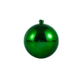 Boule de Noël vert brillant pour décoration festive de l'arbre de Noël maison - 3cm Sans Capuchon/Fil / Vert Brillant