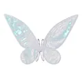 Beautiful iridescent butterfly fairy wings for children's party performance and dress-up games - Elf Wings Single Item / Single Wings / White