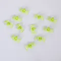 Small fluorescent green plastic spiders for Halloween DIY crafts and party decorations - Small Spider / 3x1.5cm / Fluorescent Green