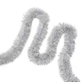 Festive shiny silver Christmas tinsel garland for holiday party tree decorations - Dreamy Tinsel / 2m / Silver