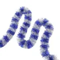 Shimmering blue and silver Christmas tinsel garland for festive tree decorations - Dreamy Tinsel / 2m / Blue