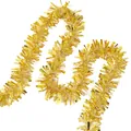 Premium shinny golden Christmas tinsel garland for festive home party tree decoration - Classical Tinsel / 2m / Gold