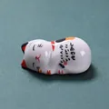 Cute Japanese style ceramic lucky cat chopstick rest and decorative desk ornament - Lucky Cat (03)