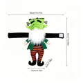 Dimensioni fermatenda in peluche Frankenstein Halloween: 35 cm larghezza, 32 cm altezza - Rana (Frankenstein)