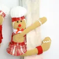 Fermatenda in peluche omino di pan di zenzero con cappello da cuoco e grembiule rosso - Omino di Pan di Zenzero Stile Ragazza