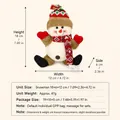 Pendente decorativo in peluche pupazzo di neve con dimensioni e specifiche di peso - Pupazzo di Neve / 18x6x12cm