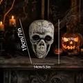 Macro di teschio decorativo realistico per Halloween con misure precise - Teschio Singolo Verniciato