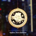 Warm light Christmas bell LED hanging decoration with 16cm diameter for festive window display - Bell / Small (Approx 16cm)