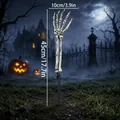 Halloween-Skeletthand-Gartenstecker für den Außenbereich, Größe 45 cm x 10 cm - Einzelne Lackierte Skeletthand
