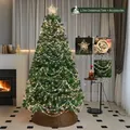 1.5m luxury home Christmas tree set with warm lights and crystal chain decorations - Without Tree Skirt / 1.5m (150cm)