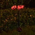 Luces solares de Halloween con forma de ojo rojo para decoración exterior jardín - Rojo / 8 Cabezas