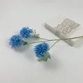 Vivaci fiori di calendula artificiali blu ideali per oggetti di scena e decorazioni - Celeste