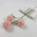Artificial pink calendula ball flower for wedding decoration and photography props - Pink