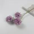 Elegante ramo di fiori di calendula viola artificiale per decorazioni nuziali - Viola chiaro