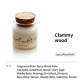 20 ml Mini-Duftkerzen-Probe im Glas mit Korkdeckel, Duftrichtung Cold Mist Vetiver - Kalter Nebel Vetiver / 20ml / Weiß