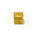 Miniature gold laser paper gift box ornament for Christmas tree decoration variant - 2.0cm / Gold