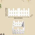 Decorative white PVC foam board Christmas fence 60x30cm for tree base decoration - Classic Picket Fence / 4 Pieces/Pack (30x120cm) / 30x120cm