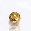 Shiny golden mirror glass disco ball for party stage decoration and cake toppers - 2.5cm Bare Ball (Champagne)