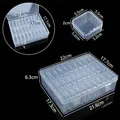 Boîte de rangement en plastique transparent avec plusieurs petits compartiments - Boîte de Série 5530 / 22x17.7x6.3CM