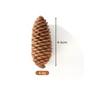 Natural dried pinecone ornament for Christmas DIY, size 4-6cm and weight 6.6g. - Spruce Pine (4-6cm)