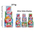 Three-tier stacked snowman Christmas gift box set in 15cm, 20cm, 24.5cm heights - Snowman Box Set of 3